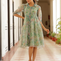 Women printed CORD set with PRINTED pants