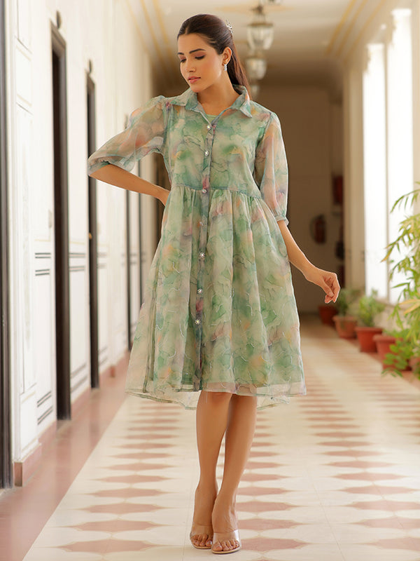 Women printed CORD set with PRINTED pants