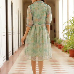Women printed CORD set with PRINTED pants