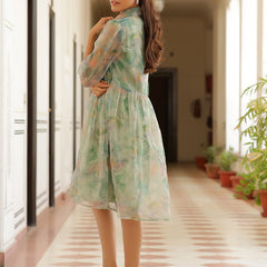 Women printed CORD set with PRINTED pants