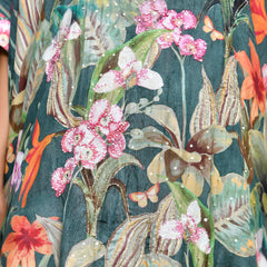 Women Digital  Printed Kaftan Set with printed pant