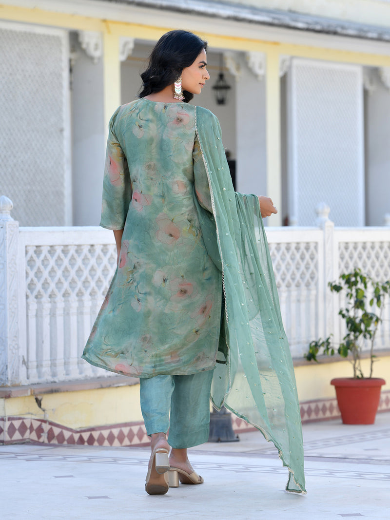 Women Viscose Tissue Digital Printed Suit Set