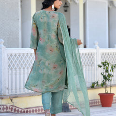 Women Viscose Tissue Digital Printed Suit Set