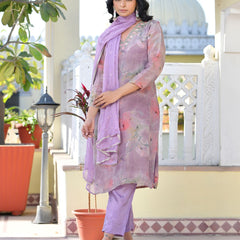Women Viscose Tissue Digital Printed Suit Set