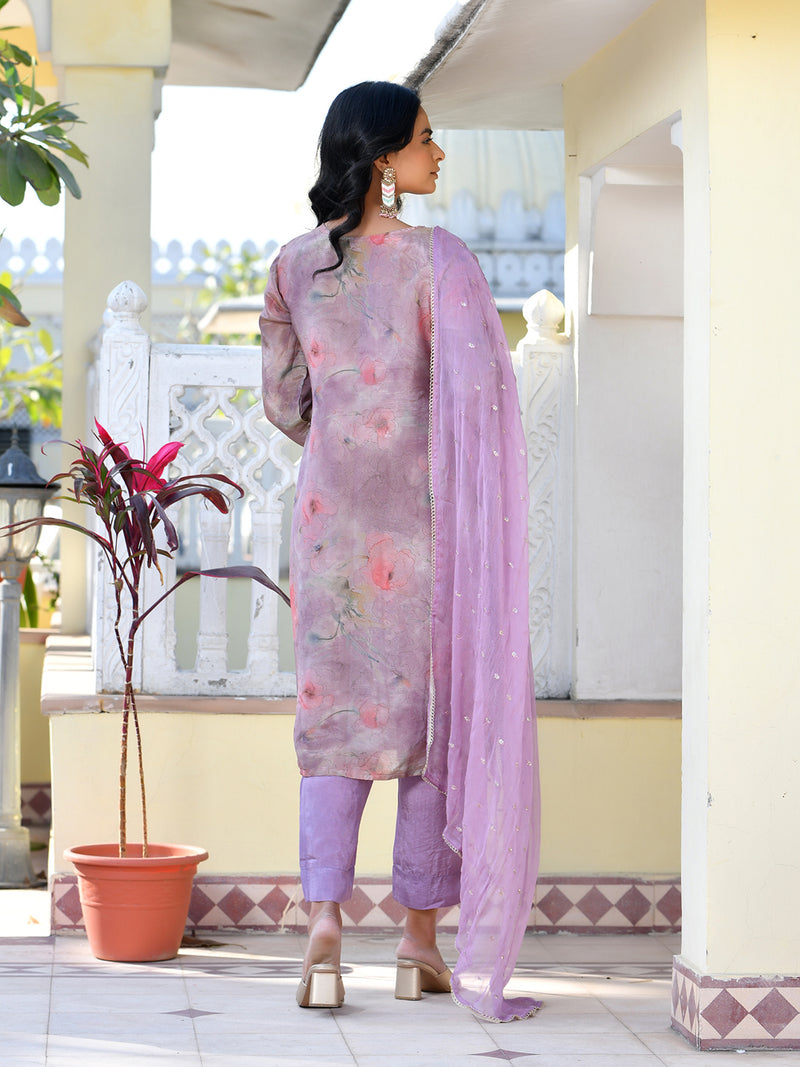 Women Viscose Tissue Digital Printed Suit Set