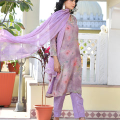 Women Viscose Tissue Digital Printed Suit Set