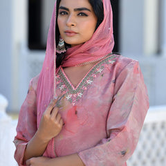 Women Viscose Tissue Digital Printed Suit Set
