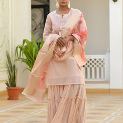 Women Chanderi Sharara Set