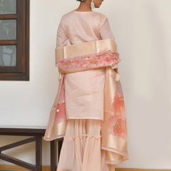 Women Chanderi Sharara Set