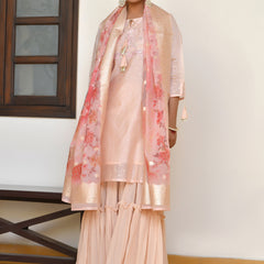 Women Chanderi Sharara Set