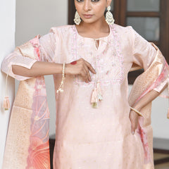 Women Chanderi Sharara Set