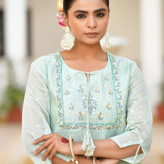 Women Chanderi Sharara Set