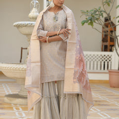 Women Chanderi Sharara Set