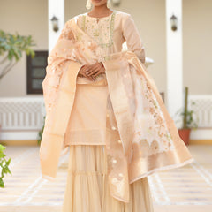 Women Chanderi Sharara Set