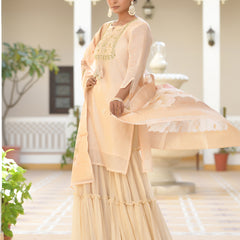 Women Chanderi Sharara Set