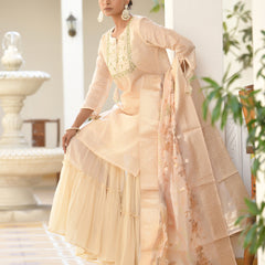 Women Chanderi Sharara Set