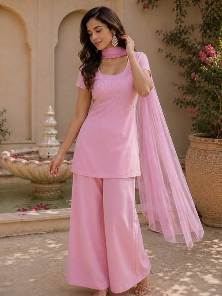 Gulabi Noor Suit Set