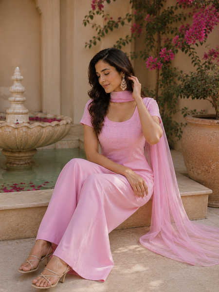 Gulabi Noor Suit Set