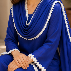 Ink blue suit set